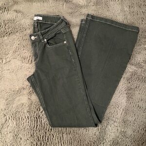 Garage Flared Low Rise Jeans